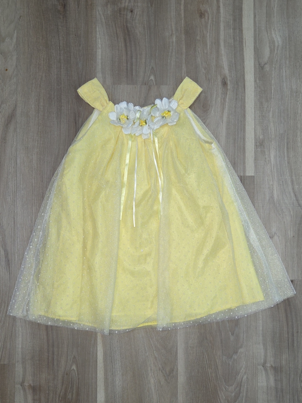 •Rare Editions• Little Girls Yellow Tank Top Blouse